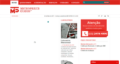 Desktop Screenshot of microprecs.com.br